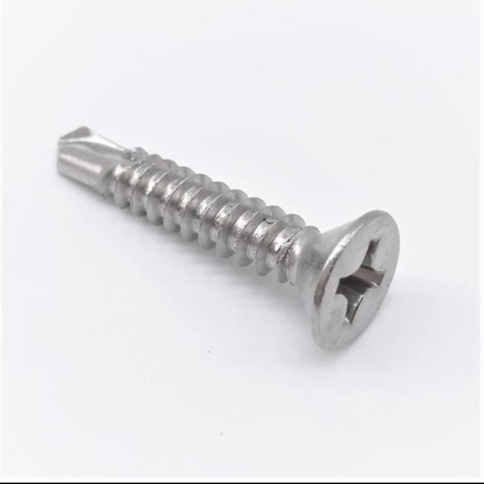 SDS FH 8x16 Skrup Roofing Flat Head Self Drilling Screw