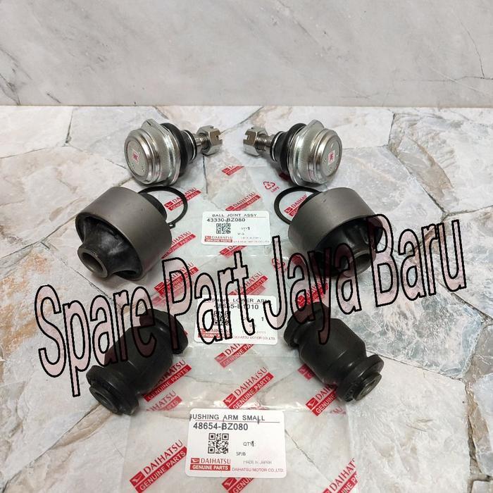 Bushing bush Lower Arm sayap bawah Set Besar Kecil + Ball joint Balljoint Assy Sirion 1Set6Pc Japan 
