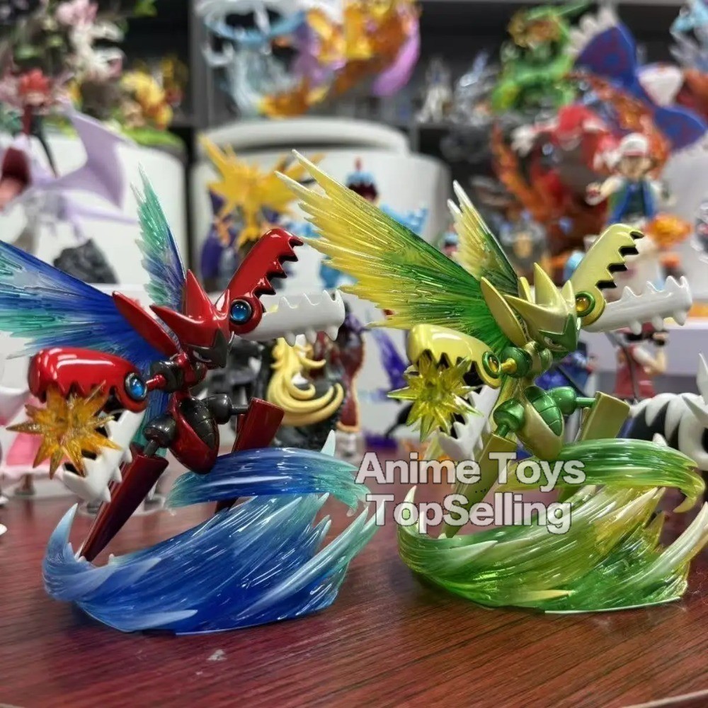 13cm/5.12in Anime Pokemon Figure Mega Scizor Action Figures Pvc Statue Desktop Ornamen Collection