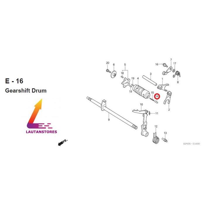 35751-KPH-900 BOS SWITCH NETRAL KARISMA SUPRA X 125 MEGAPROMONOSOK