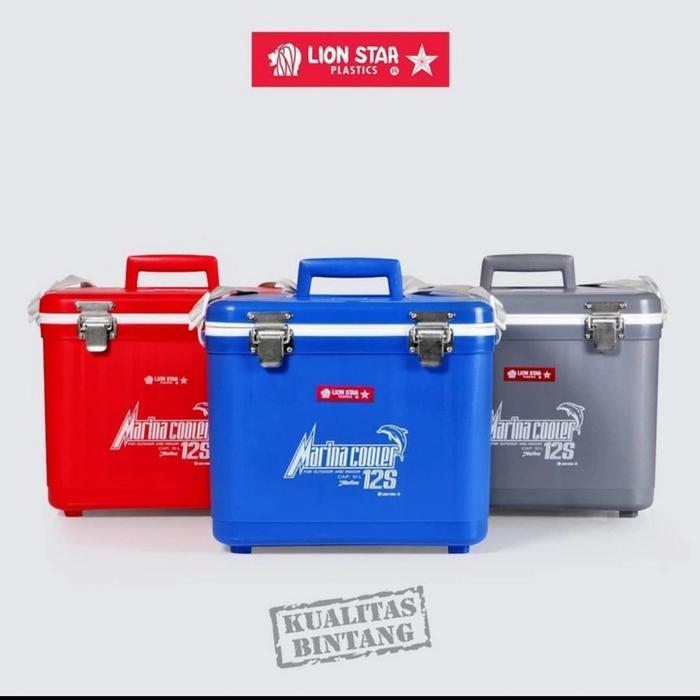 Marina Cooler Box Ice 12S Cool Box Es Batu Lion Star Kotak Pendingin