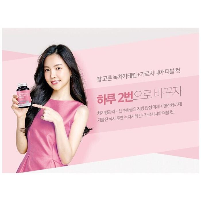 Terbaru Calobye Double Cut Teh Hijau Catechin Garcinia Diet Korea/ Teh Diet Ready