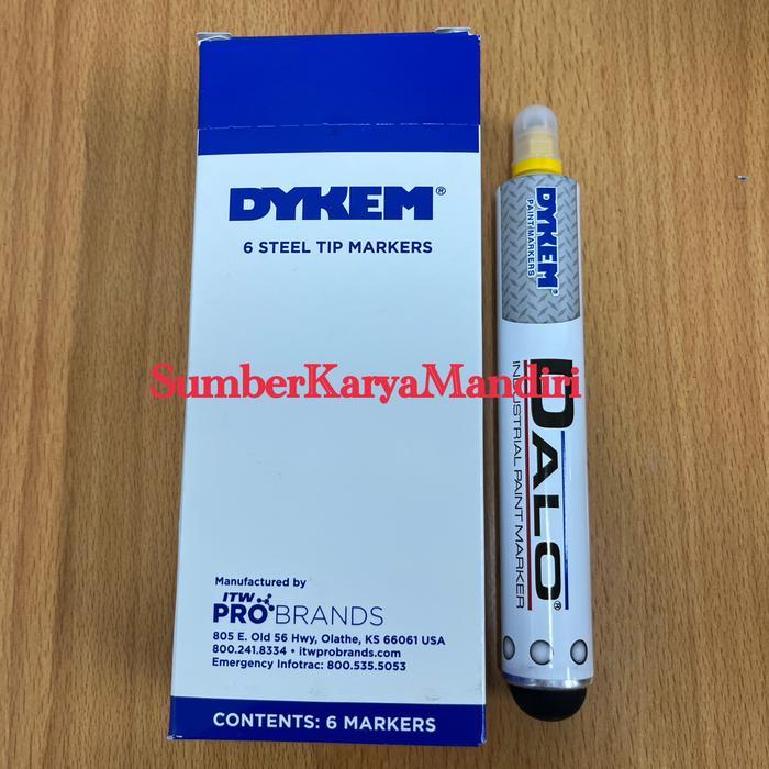 Dykem Dalo Industrial Paint Marker Dykem Dalo Steel Marker (Kuning)