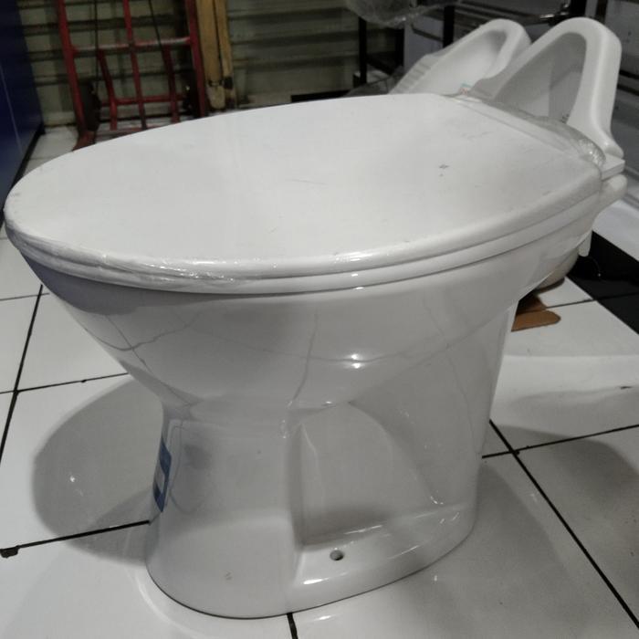 Closet Toilet Duduk Siram Kloset Trilliun Eureka White