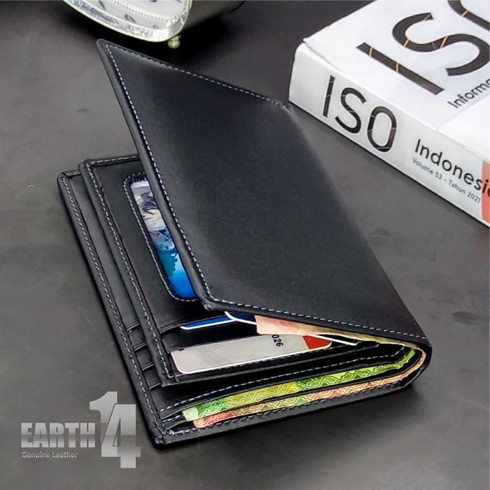 Eiger Wallet - Dompet Kulit Pria Asli / Dompet Kulit Pria 3/4 / Dompet Panjang Kartu Uang