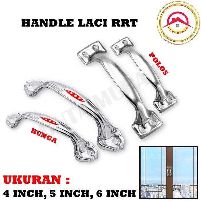 TARIKAN LACI RRT Polos dan Bunga / Handle Pintu Lemari / Handle Tarikan Pintu / Handle Laci /