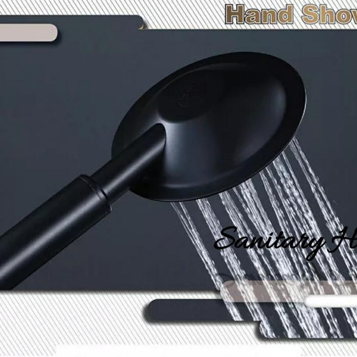 Kepala hand shower Stainless hitam black/kepala shower mandi stainless