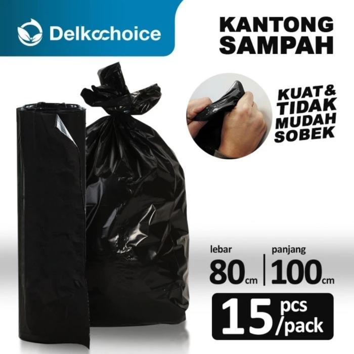 Kantong Plastik Sampah Besar Trash Bag 80X100