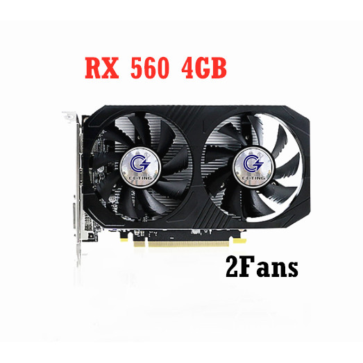 RX 560 4GD5 V2 Graphic Card For Radeon RX 560 Series RX560 4GB Video Cards Desktop cartão de vídeo 4