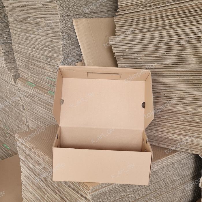 dus sepatu 32x19x12 box sepatu box kardus custom