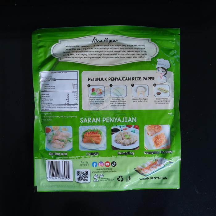 [] Rice Paper / Kulit Lumpia Vietnam Bulat Halal