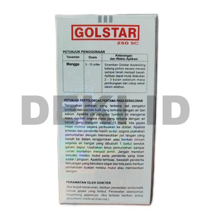 [] Golstar 80 ml 250SC ZPT Paclobutrazol Pupuk Booster Buah Goldstar