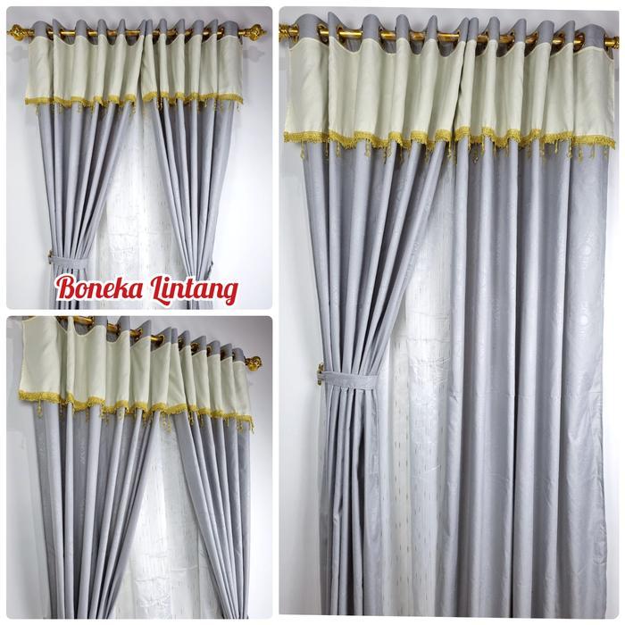 Gorden Rumbai Renda Mewah - Korden Pintu Pony Renda Cantik