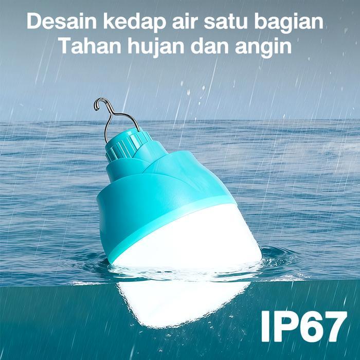 Lampu emergency Lampu Camping Lampu Taman Lampu Tenda Outdoor 600W Charger lampu emergency bisa di