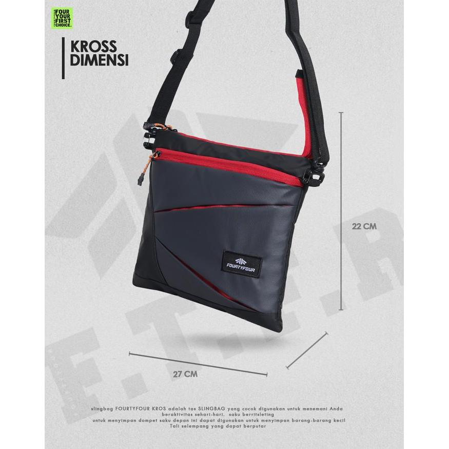Aerostreet - Kross Tas Selempang Pria Wanita Casual Waterproof Sling Bag