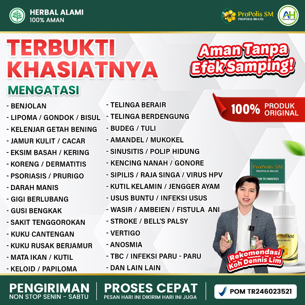 Obat Bisul Bernanah Bisul Bengkak Bisul Pecah Berdarah Bisul di Ketiak Bisul di Pantat - Propolis SM