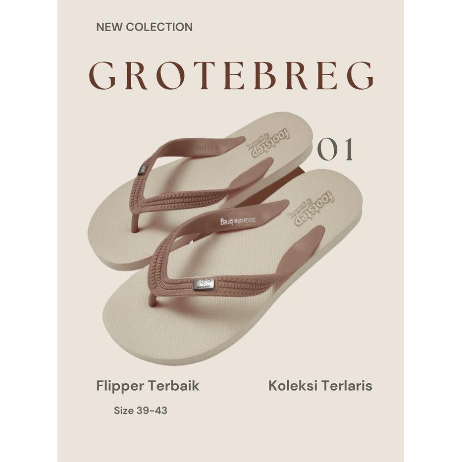 Aerostreet - Sendal Filipper Jepit Warna Pria Wanita - Sendal Simpel Minimalis Aesthetic - Sendal