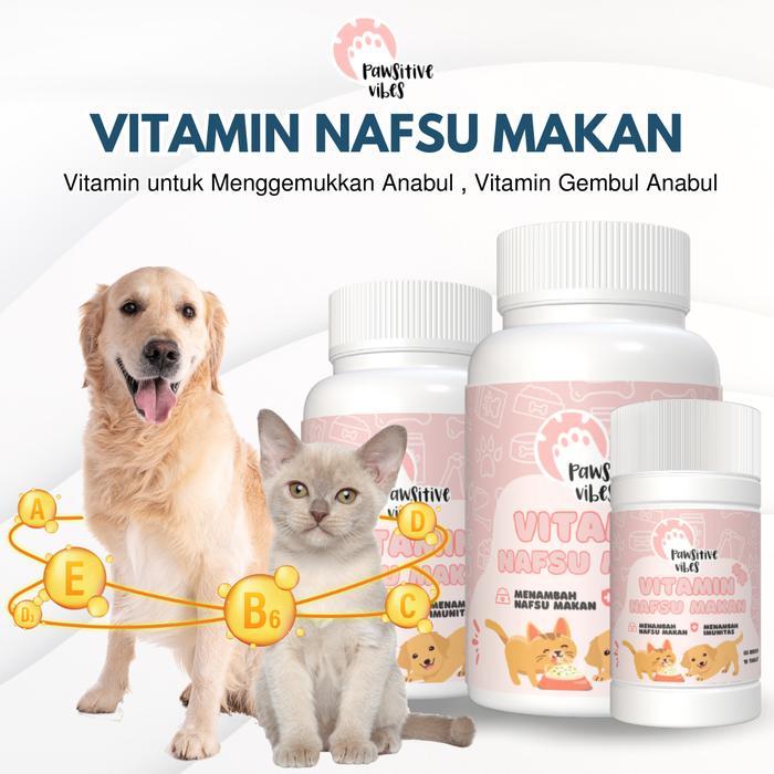 Vitamin NAFSU MAKAN Kucing Anjing - Vitamin Kucing untuk MENGEMUKKAN Kucing Anjing