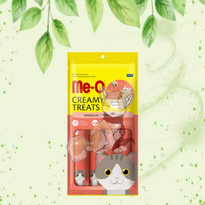 Me-O / MEO CREAMY treats SALMON snack / cemilan kucing