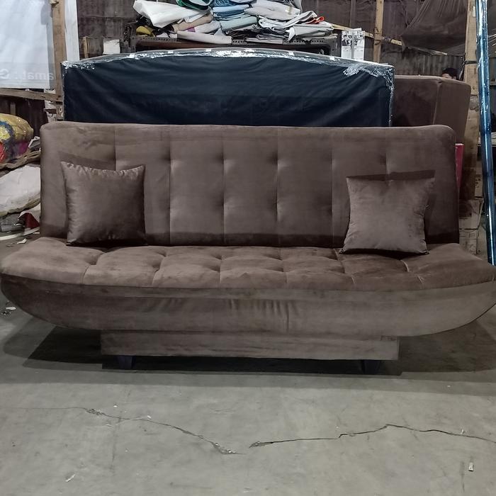 SOFA BED TANPA PUF (free 2buah bantal)