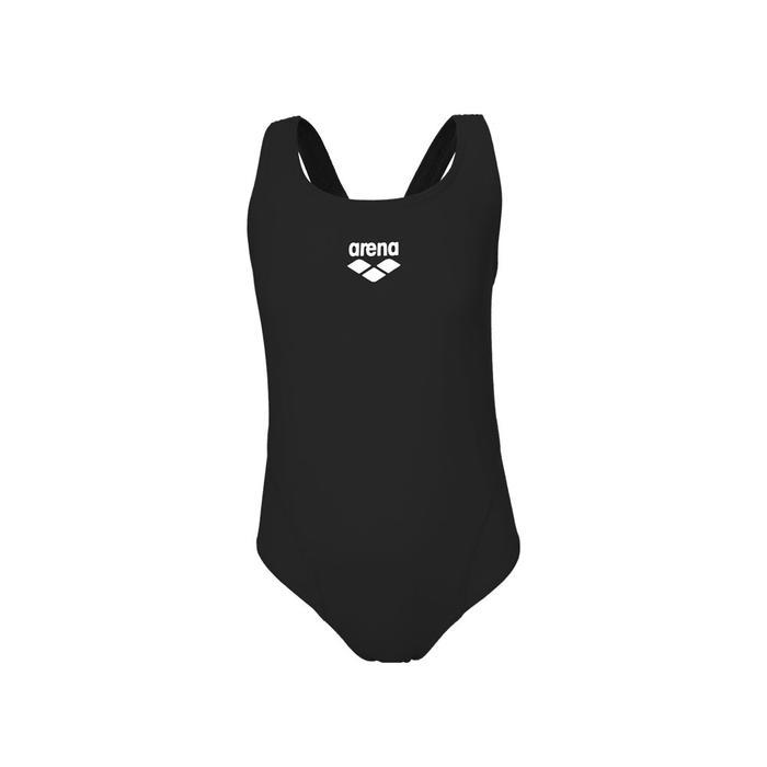 Terbaru Arena Girls Swim Suit Bk Ajw-E040 Baju Renang Anak Perempuan Hitam