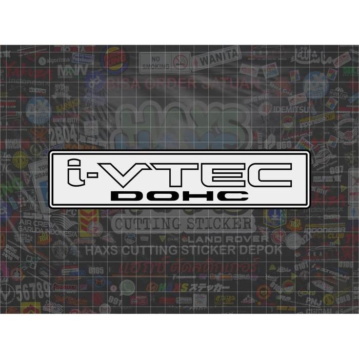 BEST SELLER Cutting Sticker Ivtec Dohc Ukuran 22 Cm Untuk Cover Mesin