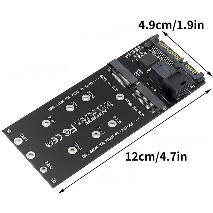 M.2 NVME SSD to pcie Converter and M.2 ngff to sata converter for PC Desktop Mainboard