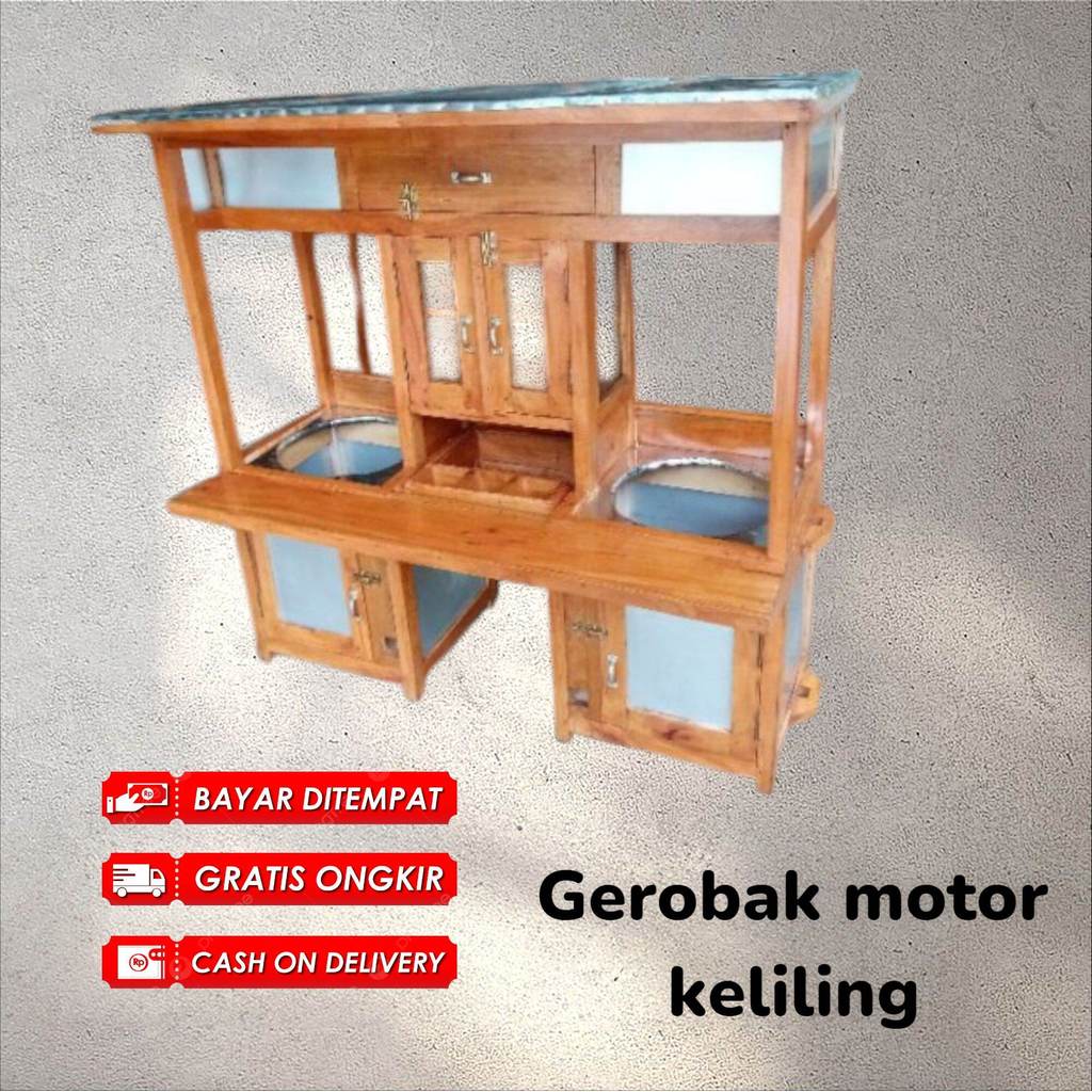 gerobak bakso mie ayam motor Keliling