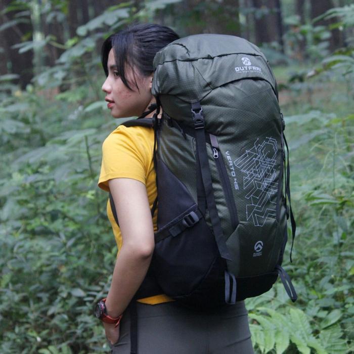 Eiger - Carrier 45 Liter Tas Gunung Pria Wanita Carier Tas Hiking Outdoor Keril Tas Ransel Gunung