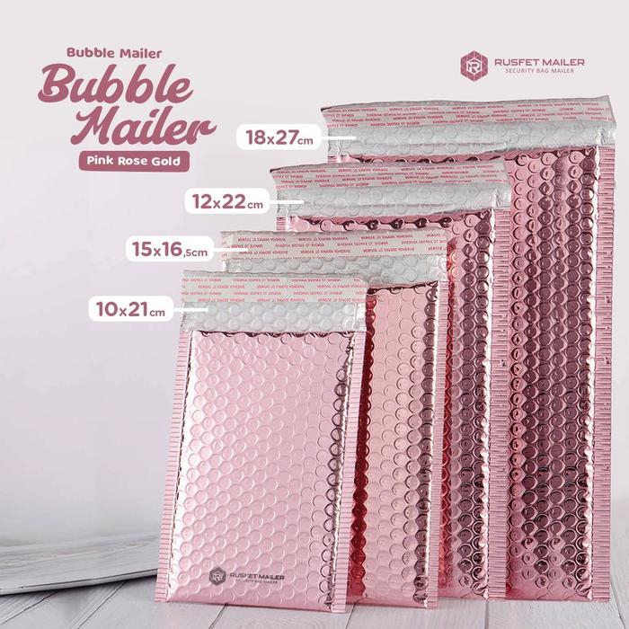 Amplop Bubble MurahBubble MailerBubble Packing Pink Rose Gold