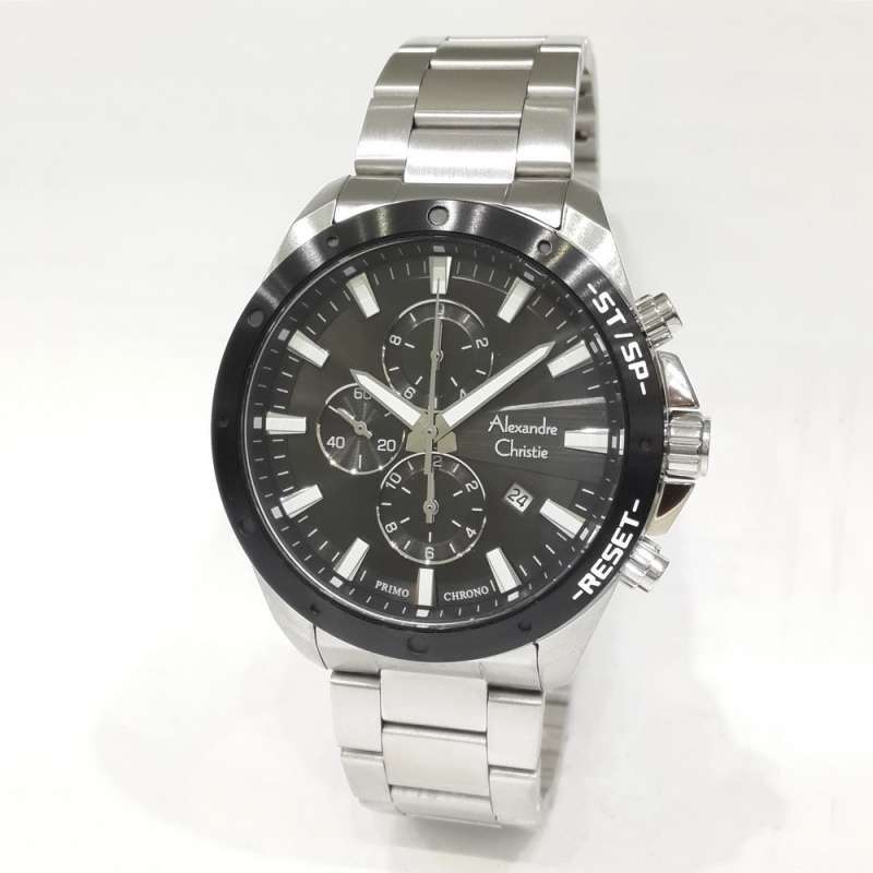 Alexandre Christie Primo Chrono 6669MCB Jam Tangan Pria