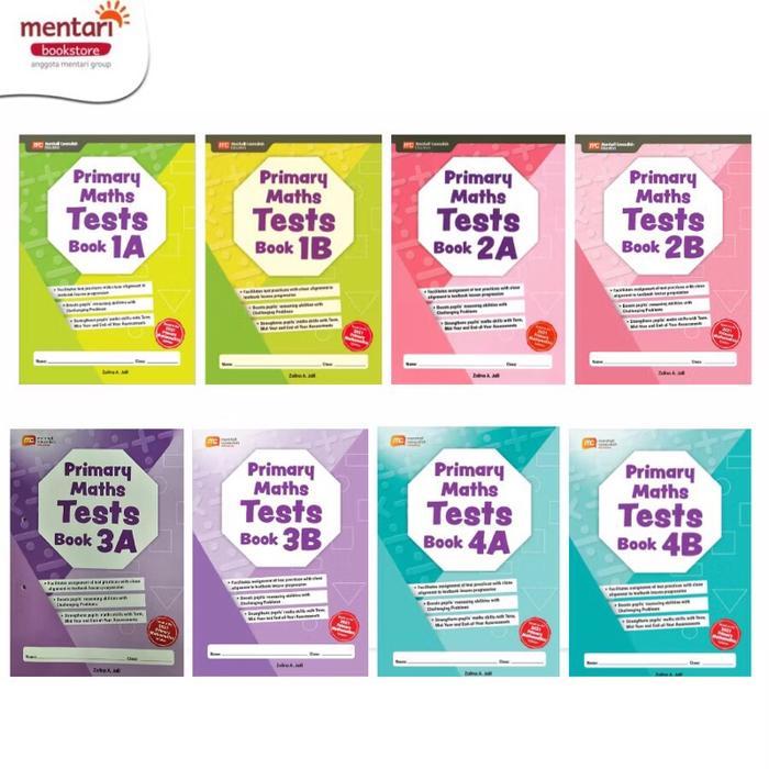 Hot Sale Primary Maths Tests Book 4Th Edition Sylabus 2021 Buku Latihan Tambahan My Pals Are Here
