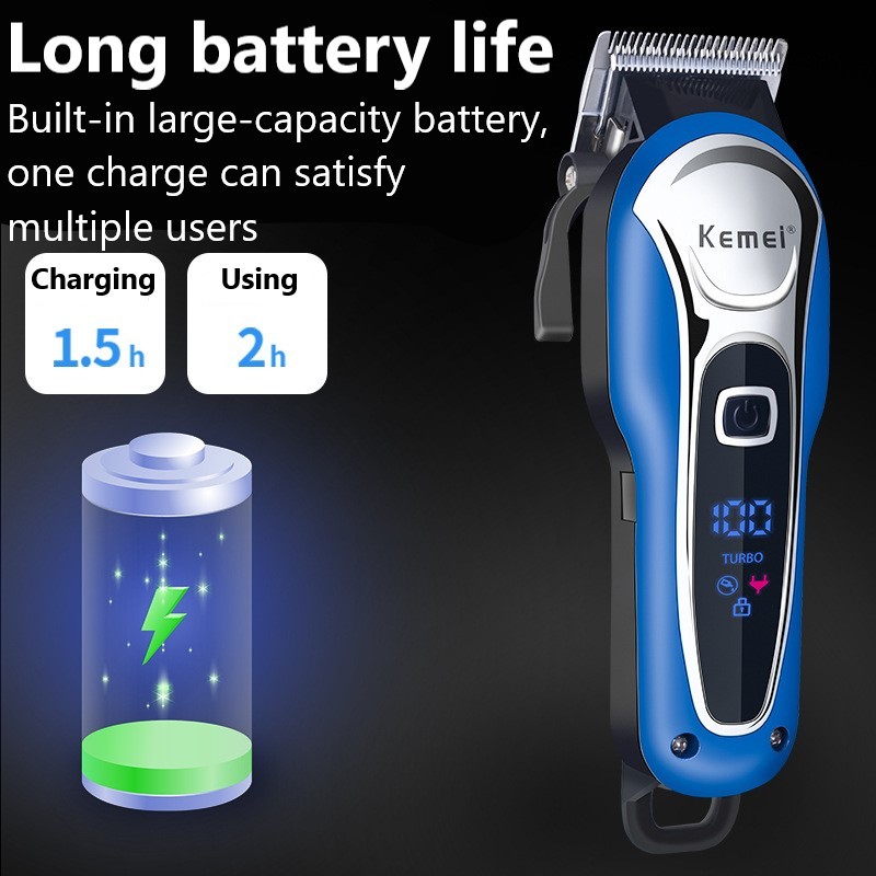Kemei hair clipper hair clipper professional hair clipper men's electric beard knife hair clipper