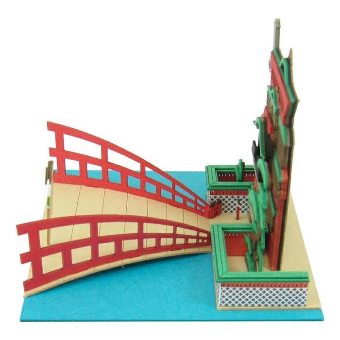 Sankei Miniatuart Studio Ghibli Spirited Away Mini Paper Kit Pajangan Diorama Limited Edition
