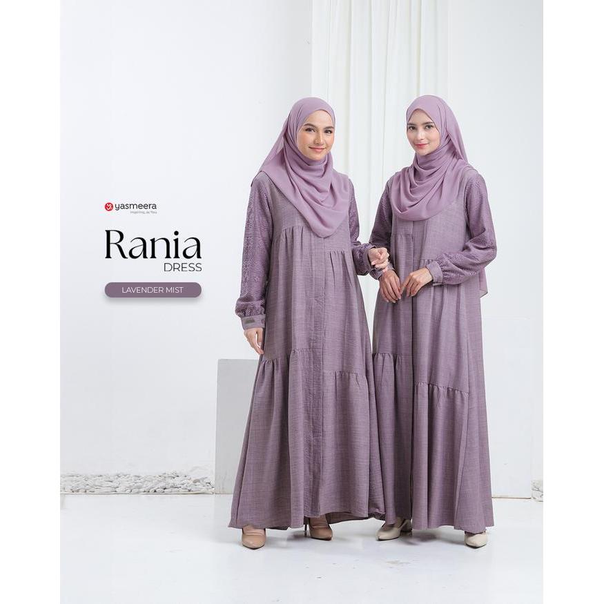 cnm Yasmeera Official Rania Dress (Gamis Brukat I Gamis Kondangan I Gamis Linen)