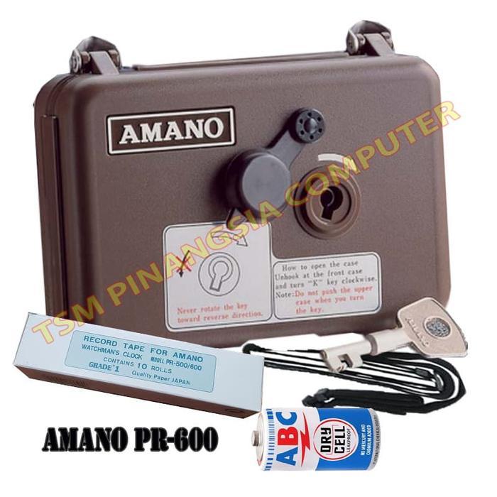 Amano PR-600 Absen Security Amano Watchman's Clock Security Patrol