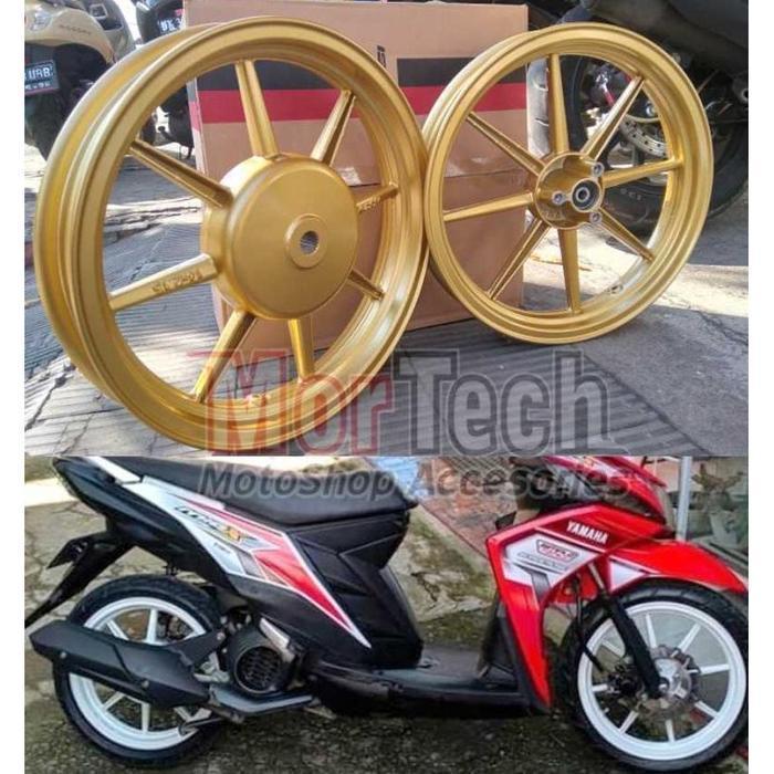 VELG VROSSI PALANG 8 MOTOR MATIC RING 14 MIO M3 SOUL GT XEON FINO 125