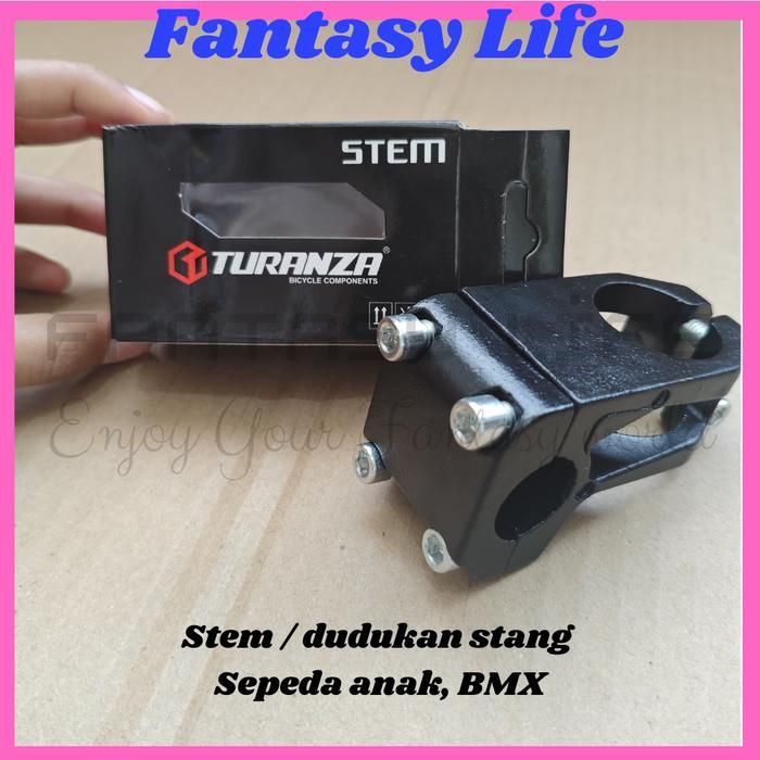 Polisport United - Fantasy Stem Dudukan Stang 22,2 Mm Fork Oversize 28,6 Mm Sepeda Anak Bmx Stem