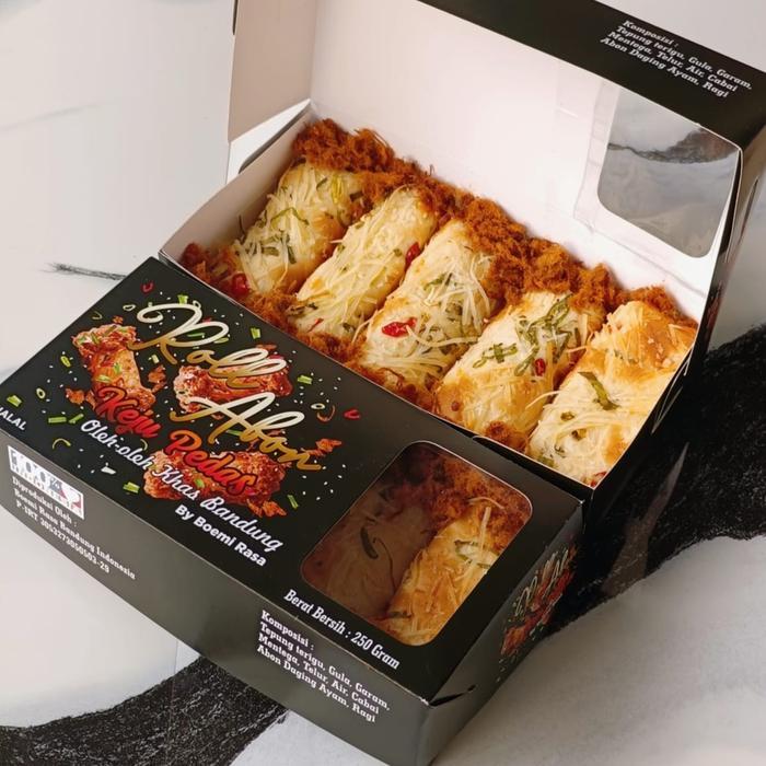 "New" 2box / Roti Abon Gulung PEDAS + Roti Gulung Cokkat