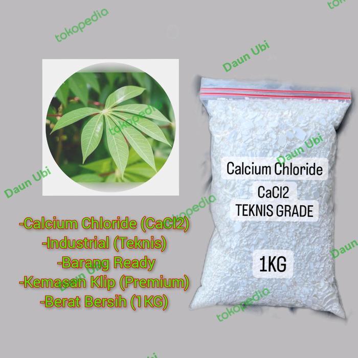 JTTOP" CALCIUM CHLORIDE / KALSIUM KLORIDA / CACL2 - 1KG