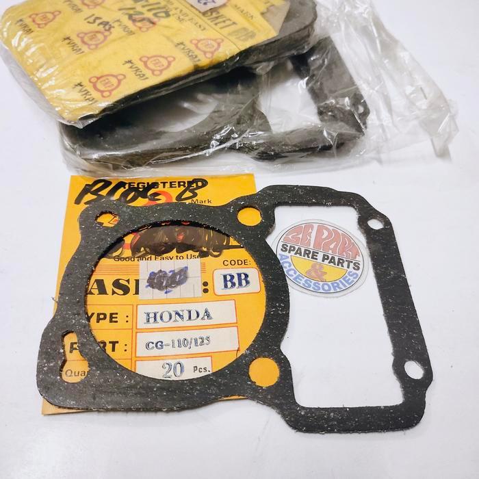 Paking Blok Boring Cg110 Cg125 Cg Gasket Bb Bawah Termurah Langka