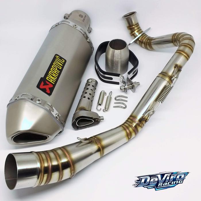 Knalpot Akrapovic Hzt Import Full System Adv Pcx Vario 160