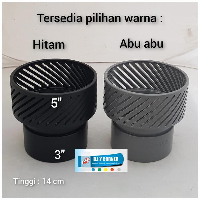 skimmer kolam koi 5 ke 3 inchi skimmer statis kolam ikan kolam koi statis skimmer