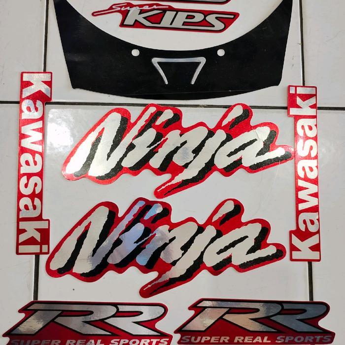 Ready striping ninja rr old tahun 2008 merah