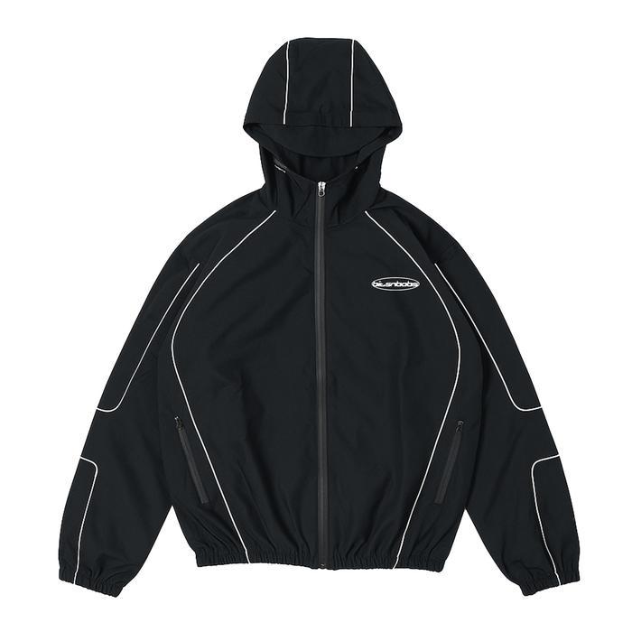 Bitsnbobs Gorpcore Jacket Reflective Davis Black