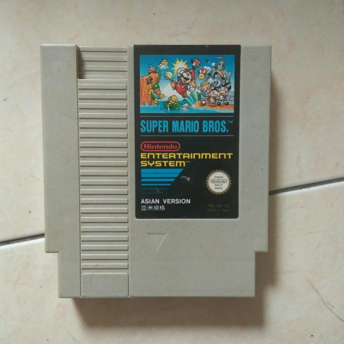 Kaset nes nintendo supermario Mario original