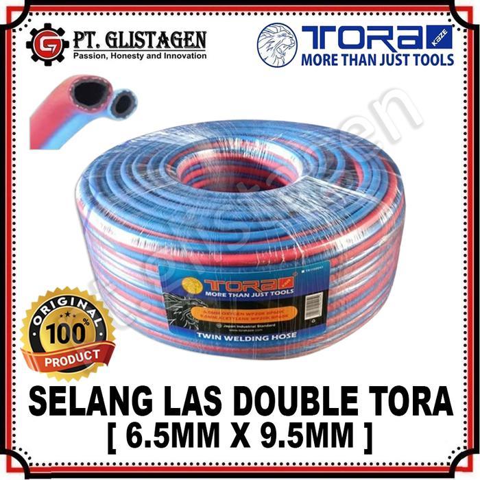 [] TORA Selang Las Double Twin Welding Hose Blender Las Potong Karbit OXY LPG [ PER METER ] ORIGINAL