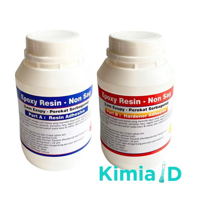 [] Epoxy Resin Non Sag - 2 Kg - Lem Besi Lem Kayu Karet Plastik