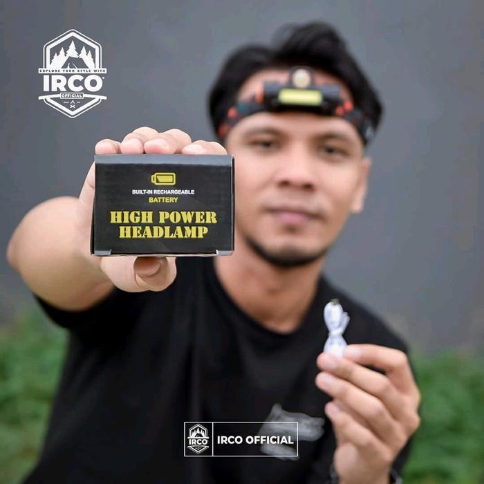 Headlamp outdoor waterproof usb - senter kepala led anti air super terang cas - headlamp charge