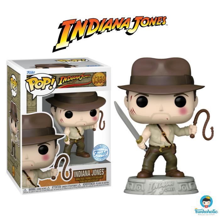 BERGARANSI Funko POP Movies Indiana Jones - Indiana Jones in Action #1369